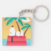 pinda's | Snoopy Tropical Deco Dreams Sleutelhanger (Achterkant)
