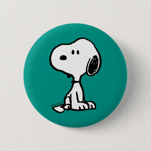 pinda's   Snoopy Turns Ronde Button 5,7 Cm