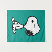 pinda's | Snoopy Turns Wandkleed (Voorkant (horizontaal))