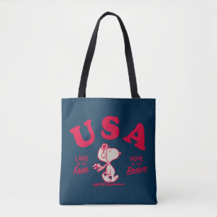 pinda's   Snoopy USA Land of the Free Draagtas