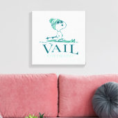 pinda's | Snoopy Vail Colorado Canvas Afdruk (Insitu (Woonkamer))