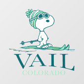 pinda's | Snoopy Vail Colorado Raamsticker (Vel)