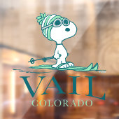 pinda's | Snoopy Vail Colorado Raamsticker (Vel 2)