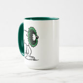 pinda's | Snoopy voor de Feestdagen Mok (Voorkant links)