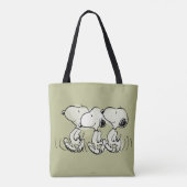 pinda's | Snoopy Walking Tall Draagtas (Achterkant)