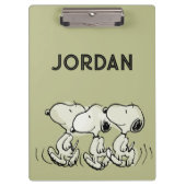 pinda's | Snoopy Walking Tall Klembord (Voorkant)