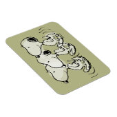pinda's | Snoopy Walking Tall Magneet (Rechterzijde)