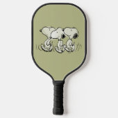 pinda's | Snoopy Walking Tall Pickleball Paddle (Achterkant)