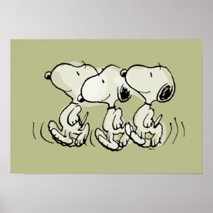 pinda's   Snoopy Walking Tall Poster