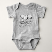 pinda's | Snoopy Walking Tall Romper (Voorkant)