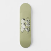 pinda's | Snoopy Walking Tall Skateboard (Voorkant)