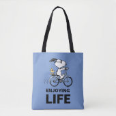 pinda's | Snoopy & Woodstock Bicycle Draagtas (Voorkant)