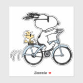 pinda's | Snoopy & Woodstock Bicycle Sticker (Vel)