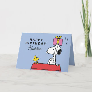 pinda's | Snoopy & Woodstock Birthday | Foto toevo Kaart