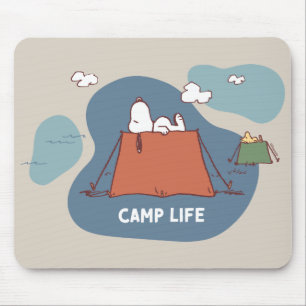 pinda's Snoopy & Woodstock Camp Life Muismat