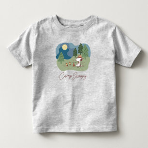 pinda's   Snoopy & Woodstock Camp Site Kinder Shirts