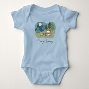 pinda's   Snoopy & Woodstock Camp Site Romper