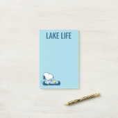 pinda's | Snoopy & Woodstock Canoe Post-it® Notes (Op bureau)