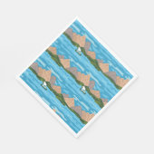 pinda's | Snoopy & Woodstock Canoe Ride Pattern Servet (Hoek)