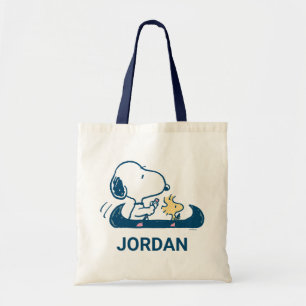 pinda's Snoopy & Woodstock Canoe Tote Bag