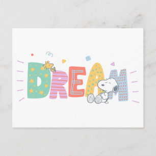 pinda's   Snoopy & Woodstock Dream Briefkaart