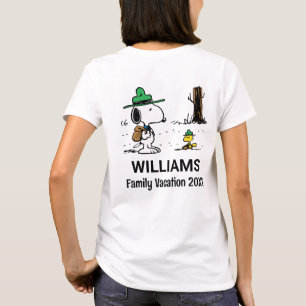 pinda's Snoopy & Woodstock Family Vacation T-shirt