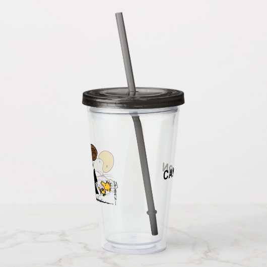 pinda's | Snoopy & Woodstock Football Acryl Drinkbeker (Links)