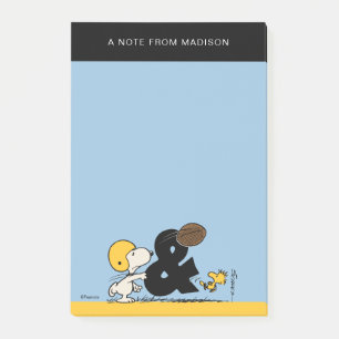 pinda's Snoopy & Woodstock Football Post-it® Notes