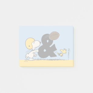 pinda's Snoopy & Woodstock Football Post-it® Notes