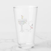 pinda's | Snoopy & Woodstock Frozen Birdbath Glas (Achterkant)