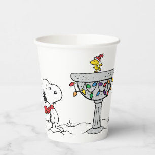 pinda's   Snoopy & Woodstock Frozen Birdbath Papieren Bekers
