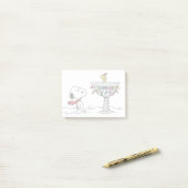 pinda's | Snoopy & Woodstock Frozen Birdbath Post-it® Notes (Op bureau)