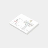 pinda's | Snoopy & Woodstock Frozen Birdbath Post-it® Notes (Schuin)