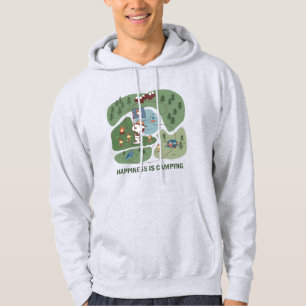 pinda's   Snoopy & Woodstock Happiness is Camping Hoodie