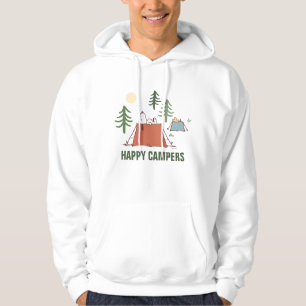 pinda's Snoopy & Woodstock Happiness is Camping Hoodie
