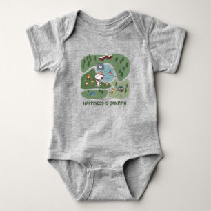 pinda's Snoopy & Woodstock Happiness is Camping Romper