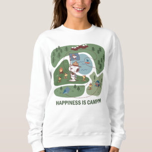 pinda's Snoopy & Woodstock Happiness is Camping Trui