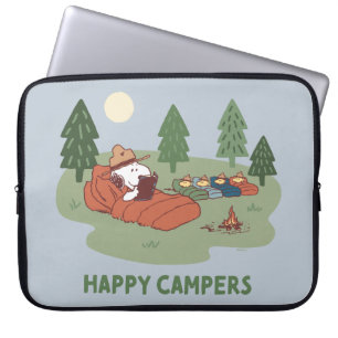 pinda's   Snoopy & Woodstock Happy Campers Laptop Sleeve