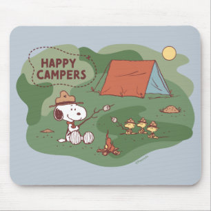 pinda's Snoopy & Woodstock Happy Campers Muismat