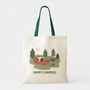 pinda's Snoopy & Woodstock Happy Campers Tote Bag