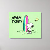 pinda's | Snoopy & Woodstock High Tide Canvas Afdruk (Voorkant)