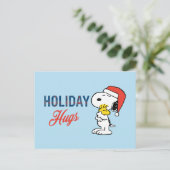 pinda's | Snoopy & Woodstock Holiday Hugs Briefkaart (Staand voorkant)