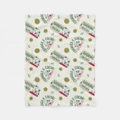 pinda's | Snoopy & Woodstock Hot Cocoa Pattern Fleece Deken (Voorkant)