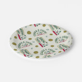 pinda's | Snoopy & Woodstock Hot Cocoa Pattern Papieren Bordje (Gekanteld)