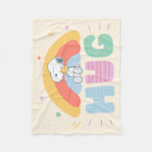 pinda's | Snoopy & Woodstock Hug Fleece Deken (Voorkant)