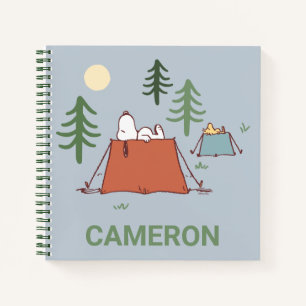 pinda's   Snoopy & Woodstock   Jouw namen toevoege Notitieboek