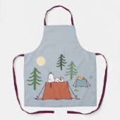 pinda's | Snoopy & Woodstock | Jouw namen toevoege Schort (Voorkant)