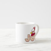 pinda's | Snoopy & Woodstock Joy Sled Ride Espresso Kop (Voorkant rechts)