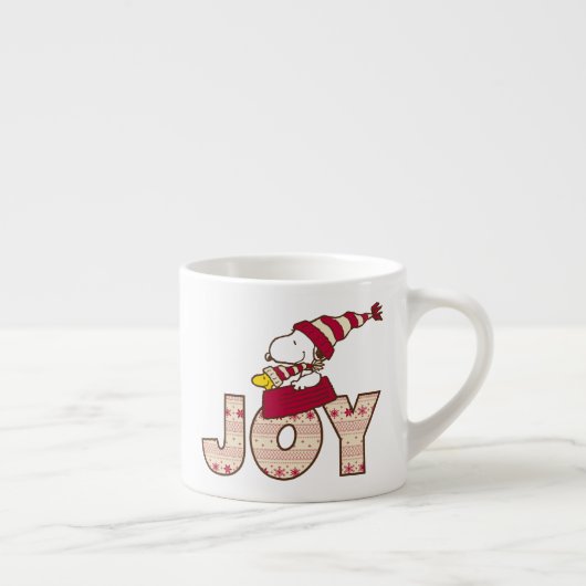 pinda's | Snoopy & Woodstock Joy Sled Ride Espresso Kop (Rechts)
