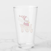 pinda's | Snoopy & Woodstock Joy Sled Ride Glas (Achterkant)